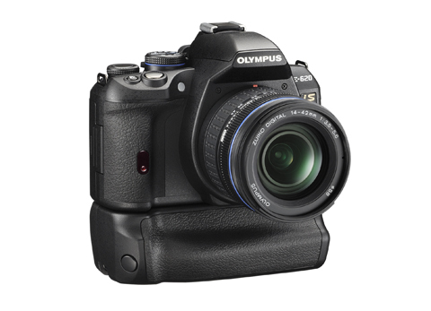 Olympus E-620 with vertical grip